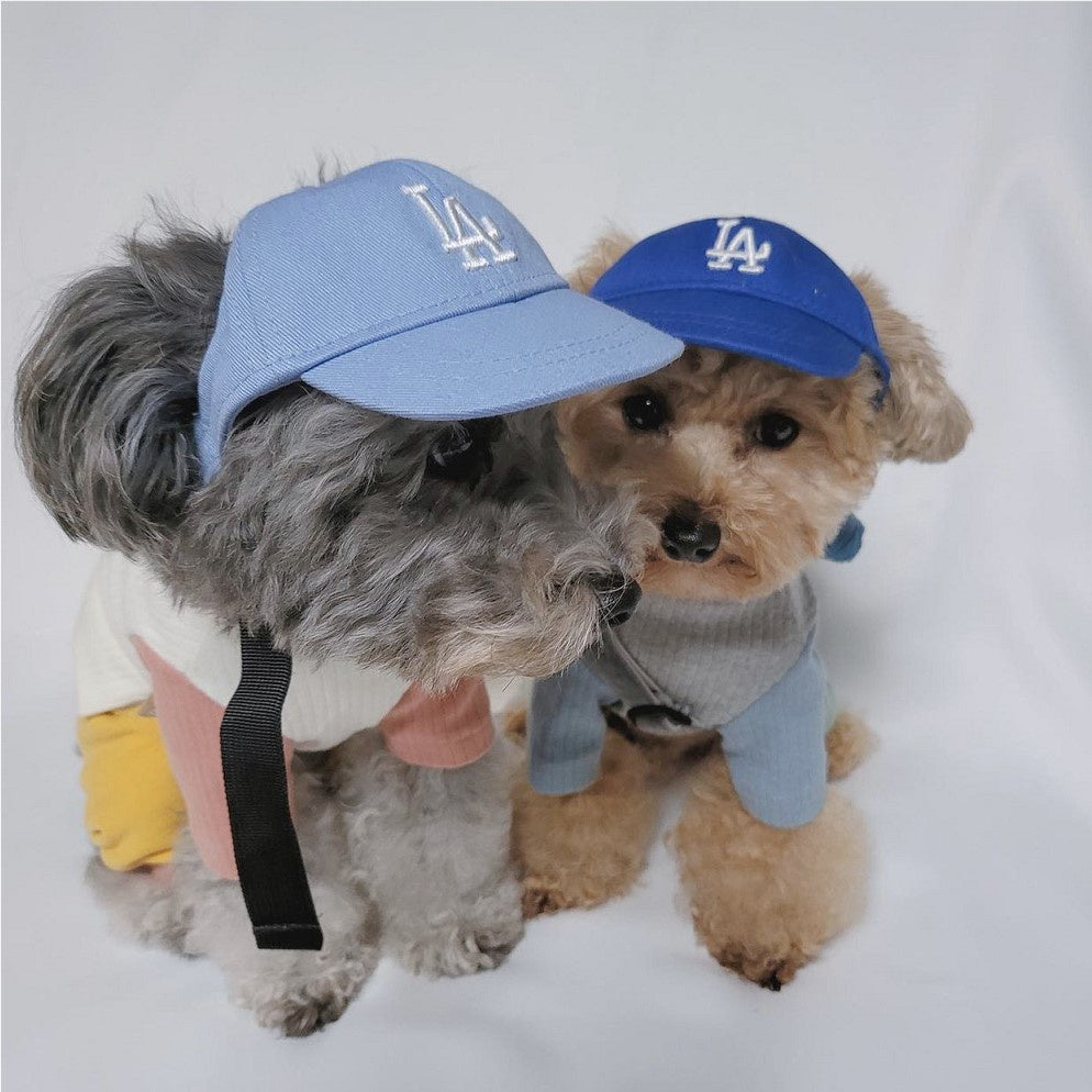 Pet Hat Korea Korean Version Ins Pet LA Hat Dog Accessories Sun Hat Adjustable NY Baseball Cap