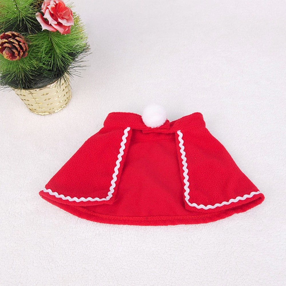 Fast delivery Pet Cat Dog Puppy Santa Red Scarf Hat Christmas Clothes Costumes Warm Apparel My living