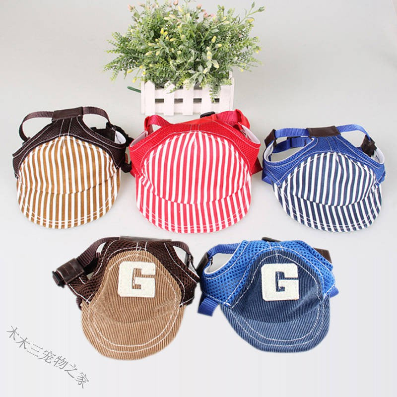 Pet Hat Dog Cat Baseball Cap Headdress Cat Hat Teddy/Golden Retriever Large Dog Sun Hat Sun Hat Breathable Pet Supplies & Pet Dog products Pet fashion products