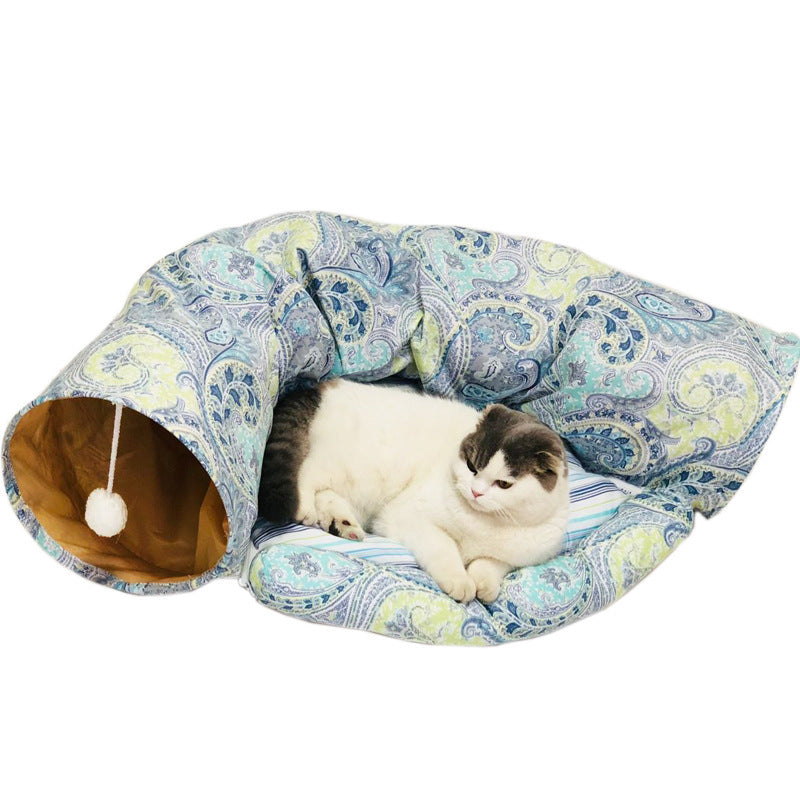 Cross-border goods cat toys foldable cat tunnel cat channel rolls Dragon cat Lot Cat Puzzle pet toys