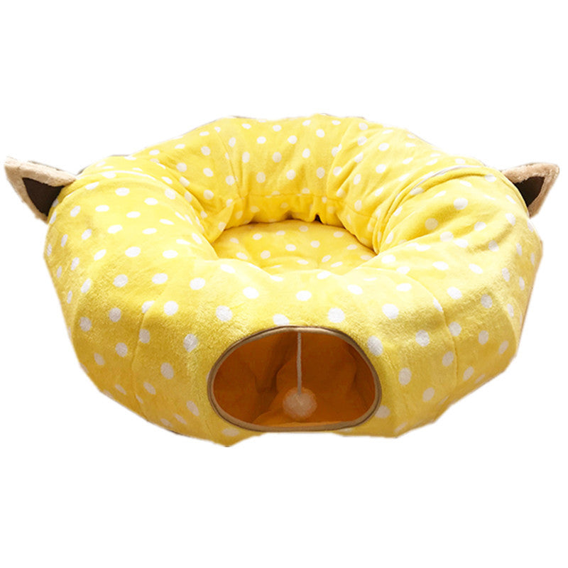 Cross-border goods cat toys foldable cat tunnel cat channel rolls Dragon cat Lot Cat Puzzle pet toys