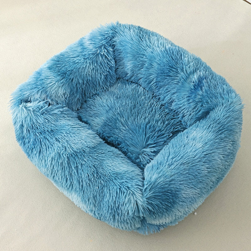 Pet Cat Bed House Warm Soft Square