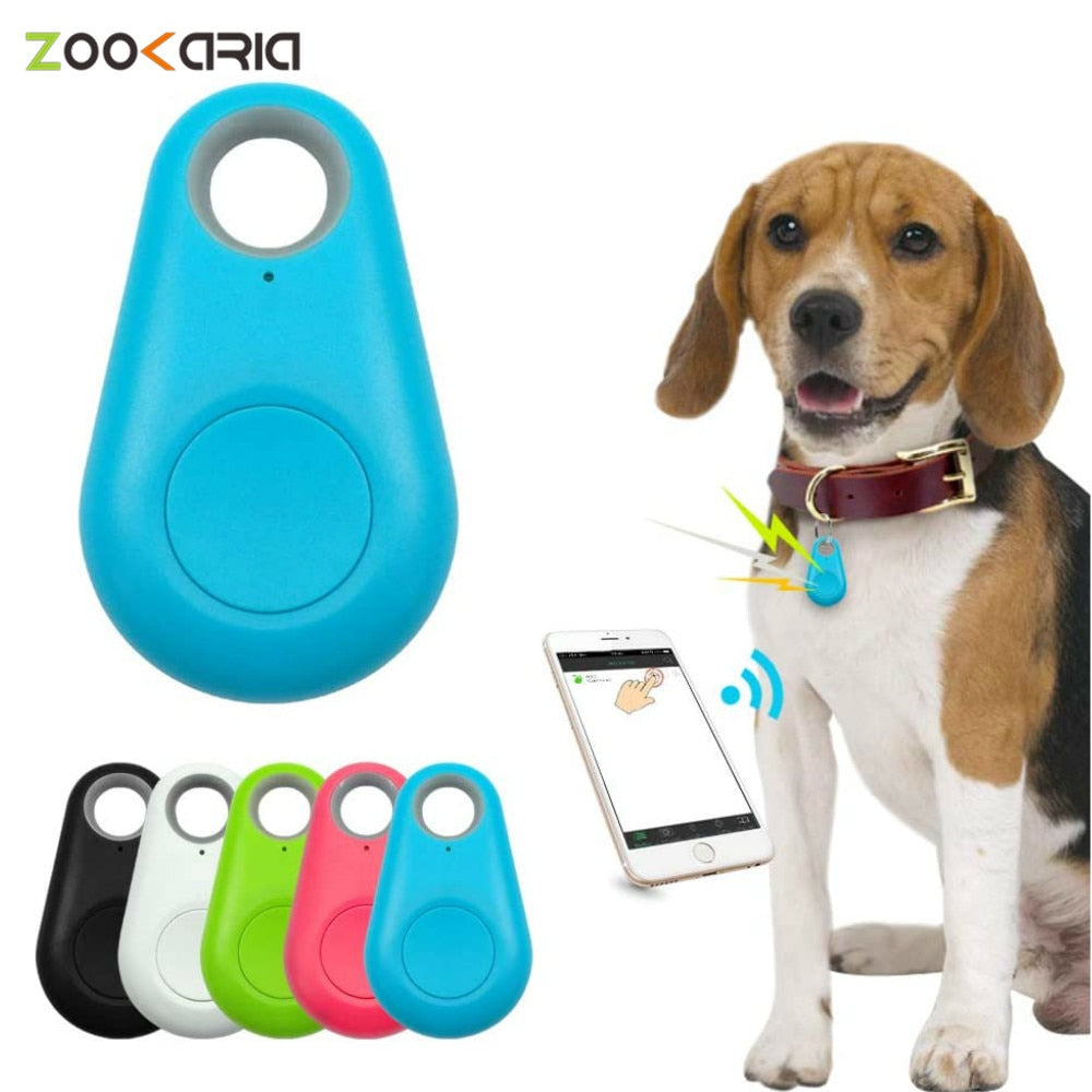 Pets Smart Mini GPS Tracker Anti-Lost Waterproof with Bluetooth for Pet Dog Cat Keys Wallet Bag Kids Trackers Finder Equipment