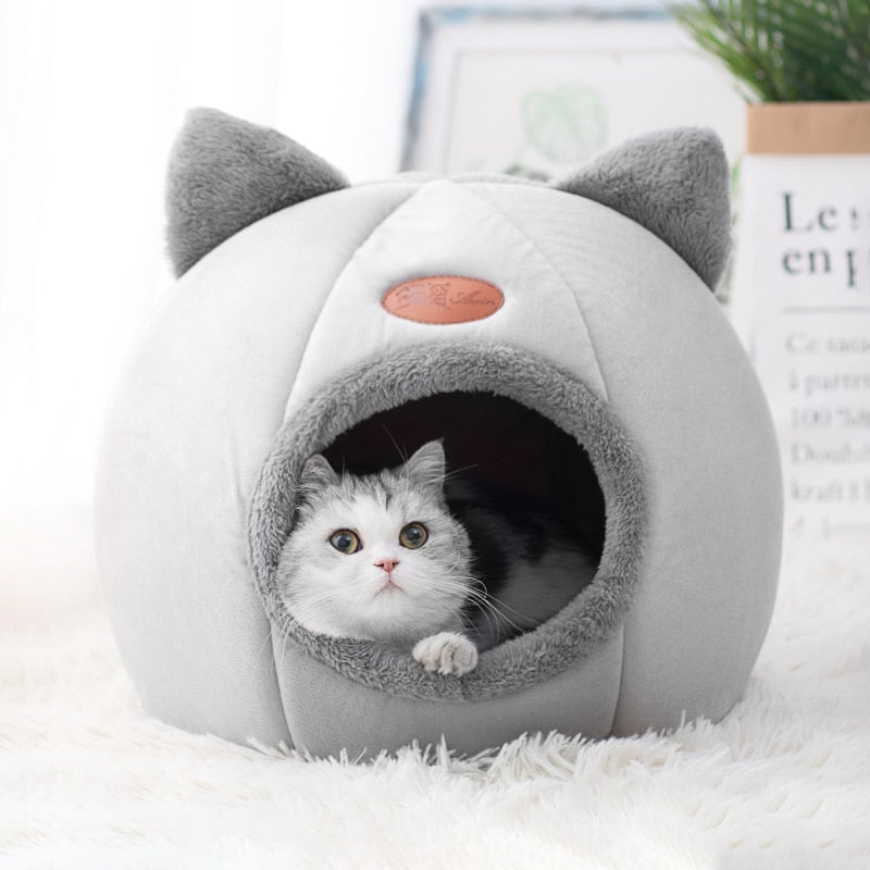 New Deep sleep comfort in winter cat bed little mat basket small dog house products pets tent cozy cave beds Indoor cama gato