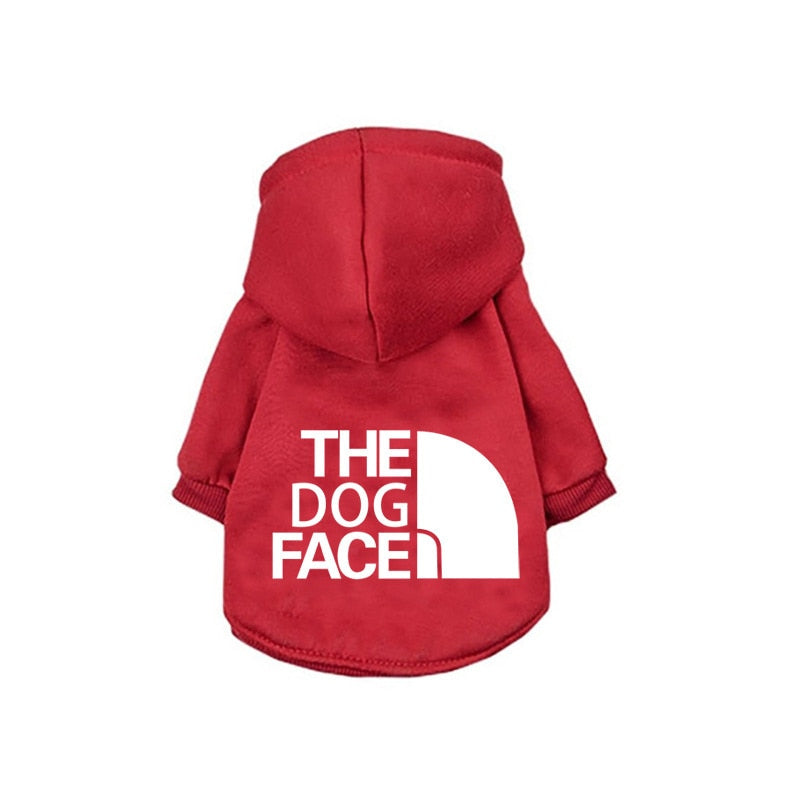 Felpa con cappuccio TheDogFace . Abbigliamento chic di lusso per il tuo Pet.