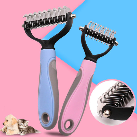 Pets Fur Knot Cutter Dog Grooming Shedding Tool