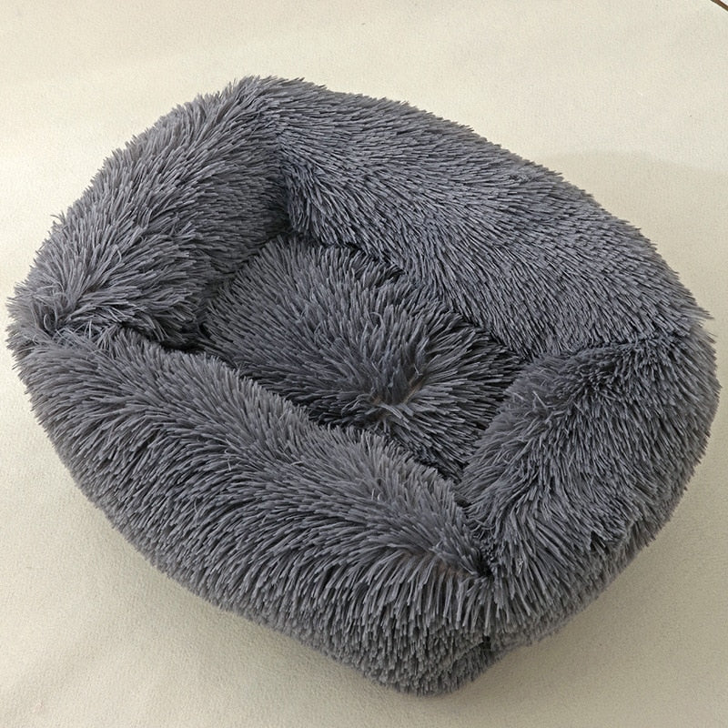 Pet Cat Bed House Warm Soft Square