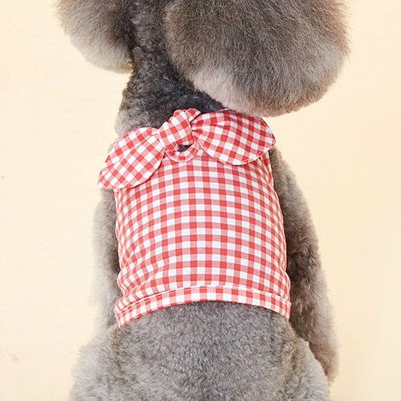 Summer Cool Pet Clothes Short Half-length Sling Dog Clothes Teddy Cat Clothes Sun Protection Clothes Puppy Fashion Clothes