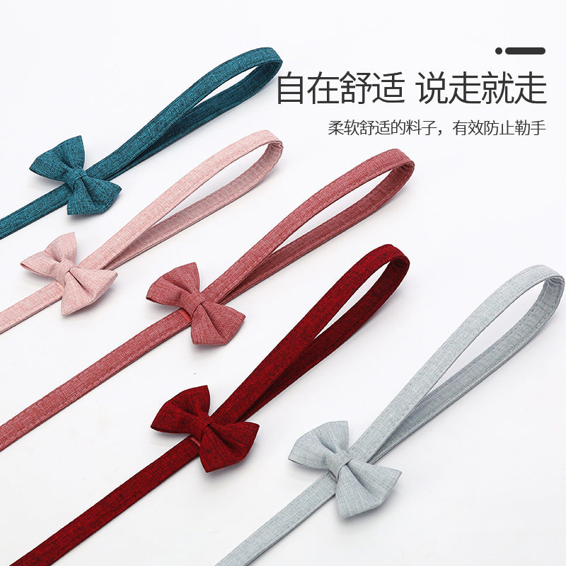 2021 new pet pull rope dog dog chest strap cat fashion Korean version of the kiss small small dog dog rope