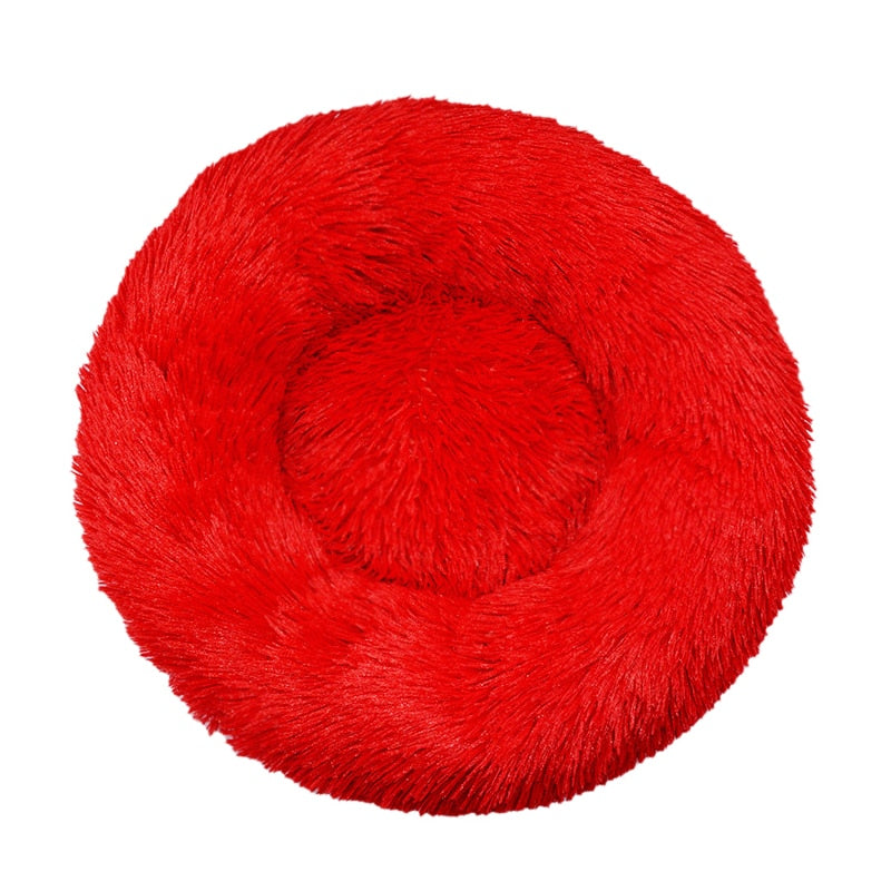 Pet Dog Bed Comfortable Donut  Round Dog Kennel Ultra Soft Washable Dog and Cat Cushion Bed Winter Warm Doghouse Dropshipping