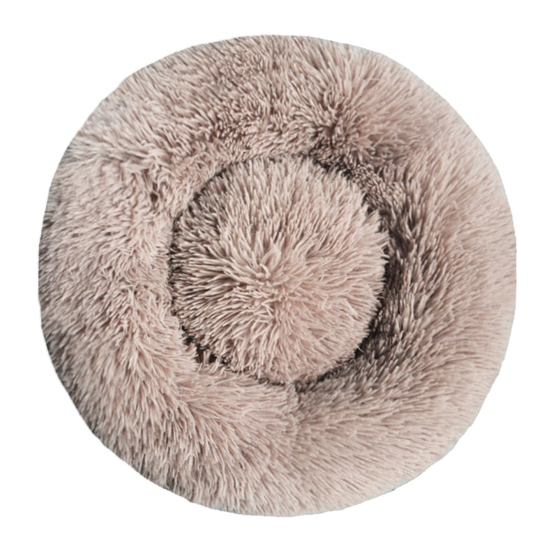 Pet Dog Bed Comfortable Donut  Round Dog Kennel Ultra Soft Washable Dog and Cat Cushion Bed Winter Warm Doghouse Dropshipping