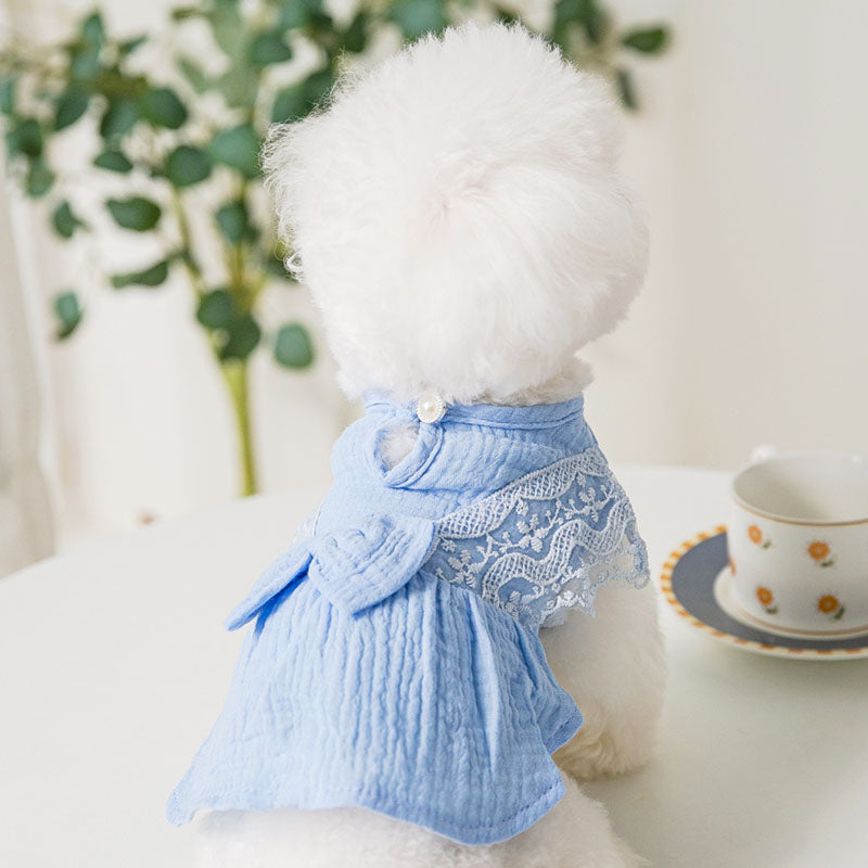 Pet Dog Skirt Spring Summer Thin Puppy Dress Pet Fruit Clothes Bichon Cherry Clothes Soft Dog Clothes XS-XL