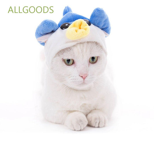 ALLGOODS Cute Pet headdress Adjustable Pet Accessoires Pet Hat Creative Cat Cross Dress Pet Products Soft Dress up Pet Pet Jewelry