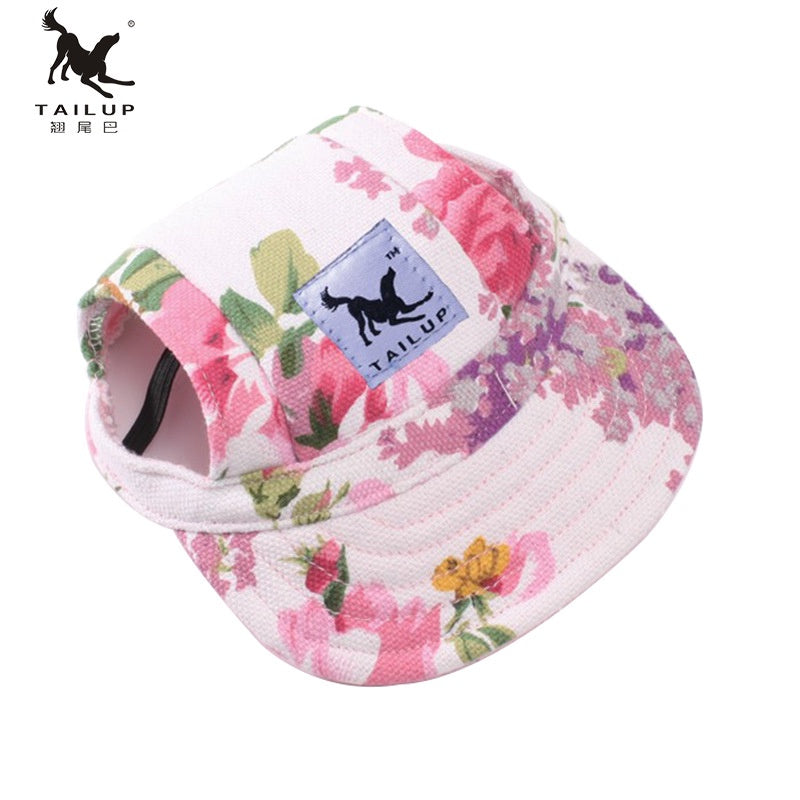 Summer Hat Ear Holes Cute Pet Dog Baseball Cap for Dog Net Cap Sunhat Peaked Cap Outdoor All Match Canvas Fashion Cap Hat Unisex Banners Banners