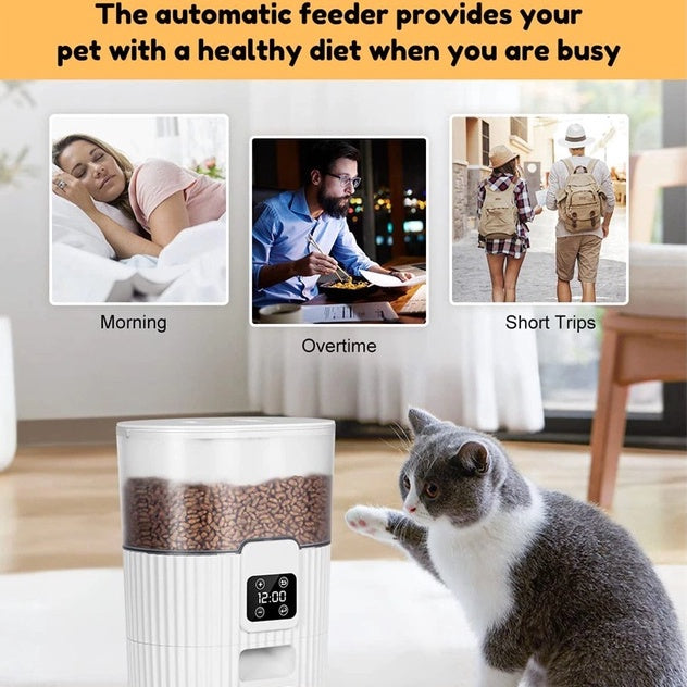 Smart Pet Feeder Cat And Dog Automatic Food Dispenser Auto Timing Feeding Pet Supplies