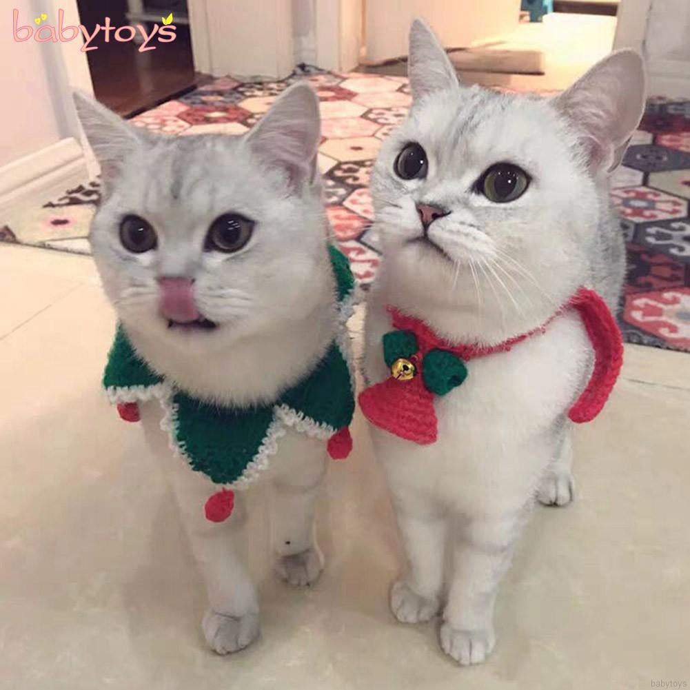 Pet Cat Dog Christmas New Year Costume Chinese Style Tang Dynasty Bib Shawl + Hat