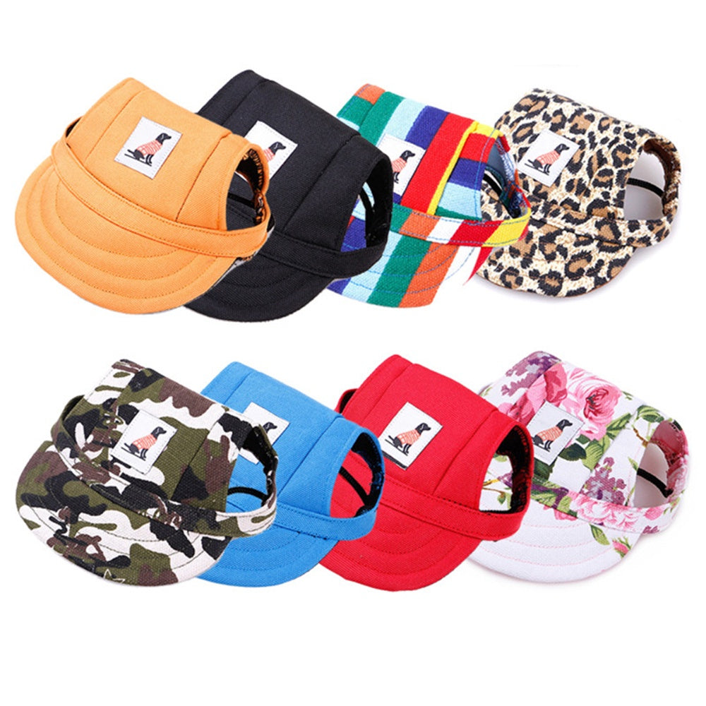 REBUY Headwear Dog Caps Party Costume Dog Supplies Sun Hat Accessories Canvas Puppy Pet Products Sports Baseball Caps