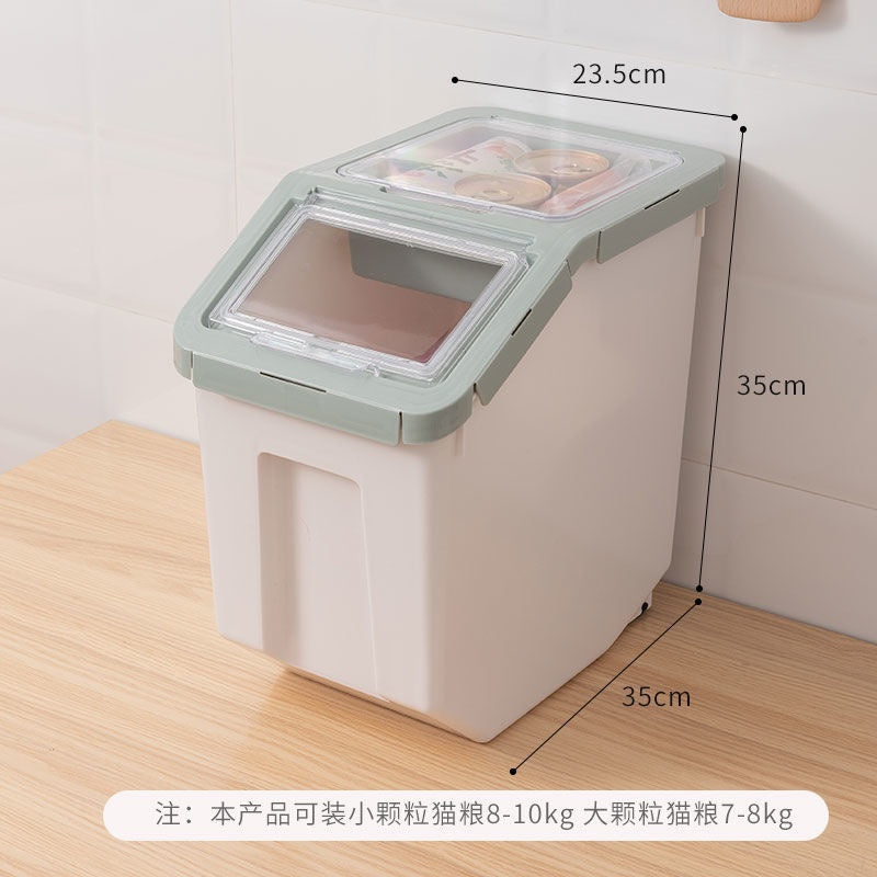 DAXINSI Pet Food Storage Container Airtight Food Container Pet Food Container Plastic Dry Food Container Dog Cat Food Storage Sealed Rice Bucket Box