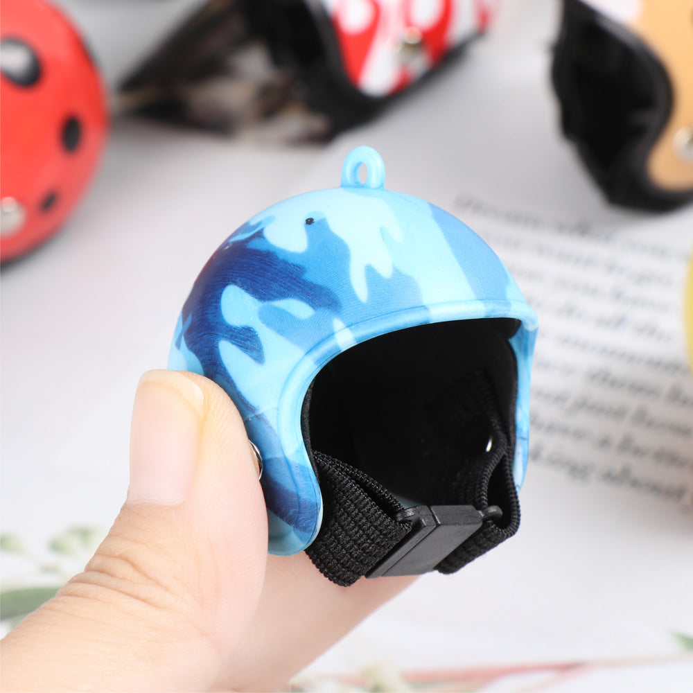 LONTIME Toy Pet Protective Headgear ABS Sun Rain Protection Hats Chicken Helmet Accessories Light Pet Supplies Funny Bird Protect Cap