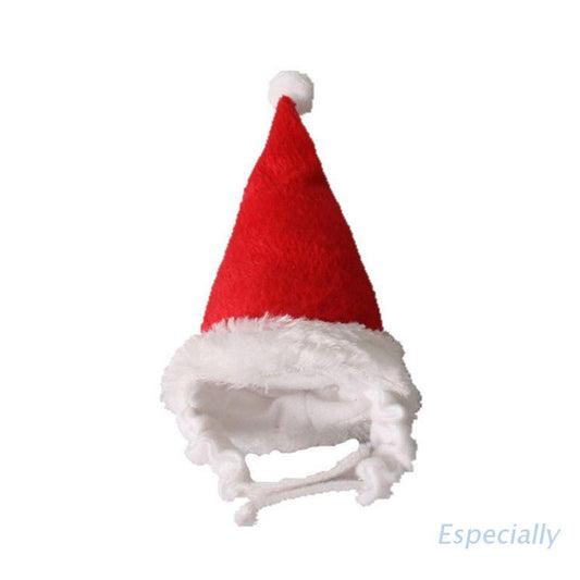 ESP Small Animals Pet Santa Claus Hat Rabbit Hamster Guinea Pig Rats Christmas Cap