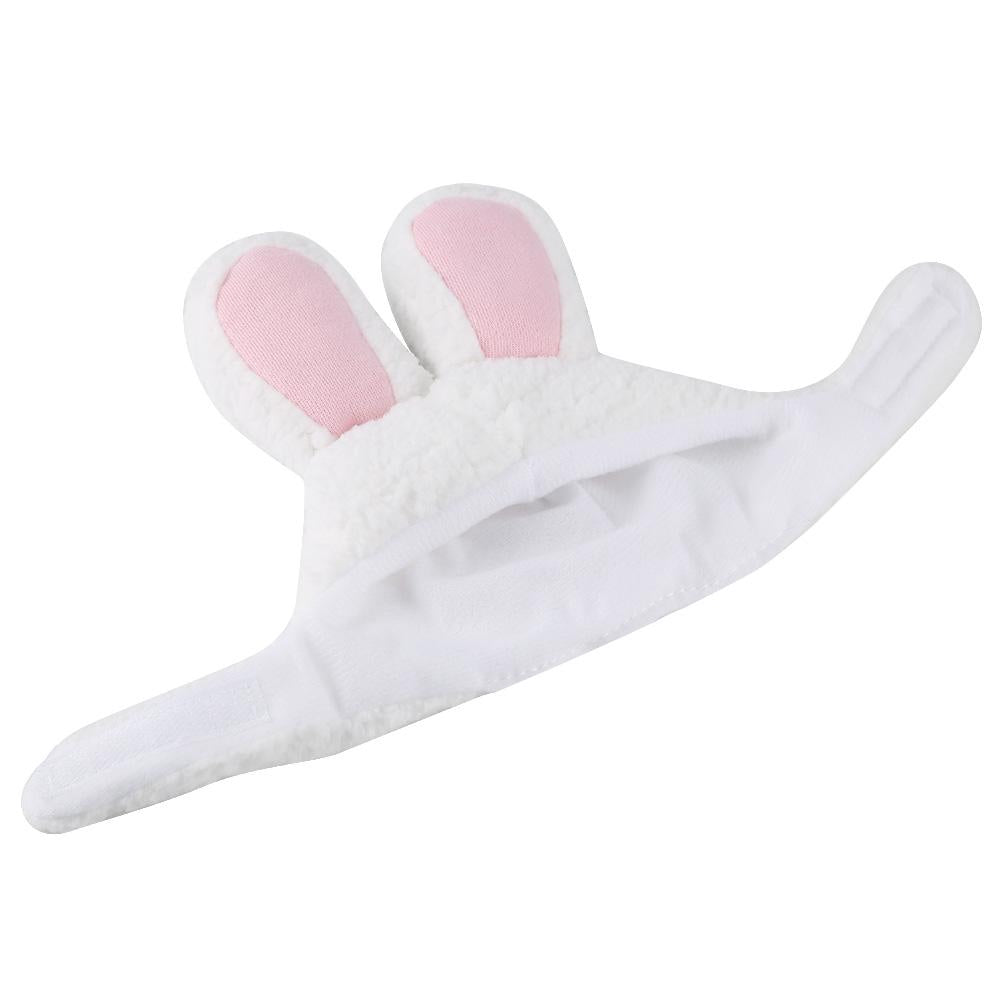 Pet Costume Rabbit Ear Headgear Warmly Hat Xmas Kitten Hamster Puppy Fashionable