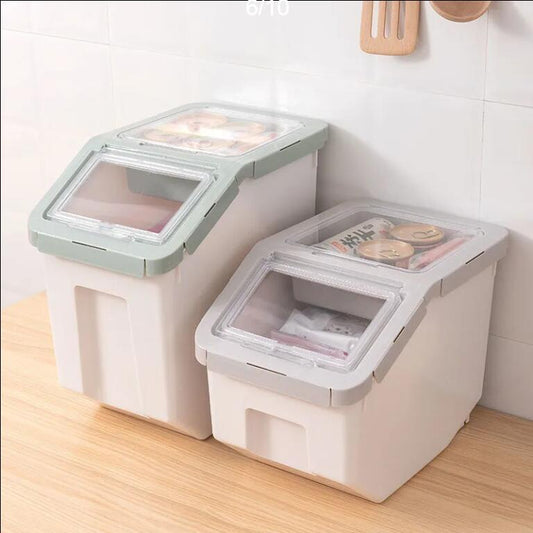 DAXINSI Pet Food Storage Container Airtight Food Container Pet Food Container Plastic Dry Food Container Dog Cat Food Storage Sealed Rice Bucket Box