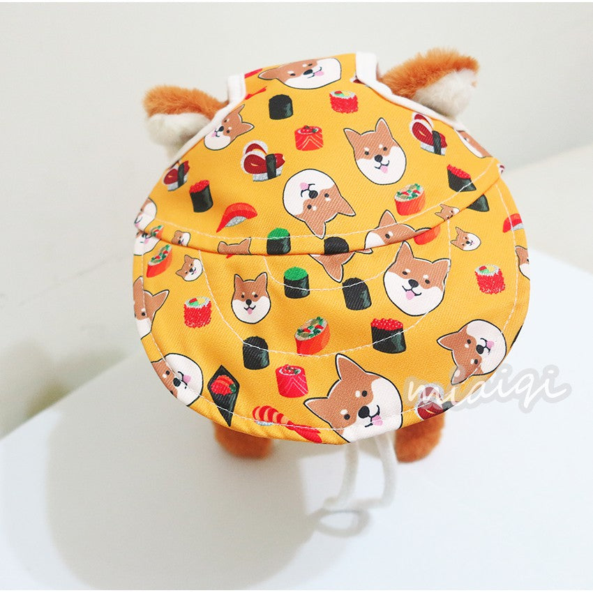 [Super Q Japanese Double-Layer Waterproof Shiba Inu Hat _ Small Size] Pet Sun Cat Dog