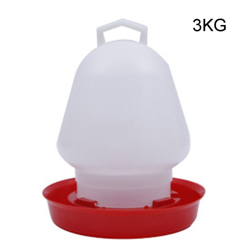 VA   Round Bubble Chicken Drinking Fountain Device Hanging Cup Waterer Bowl Pet Poultry Water Drinker Household Pet Feeding Utensils