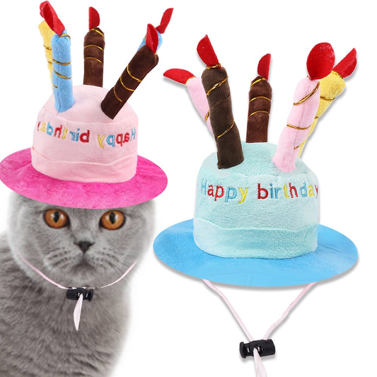 【LOVE PET】Funny dog pet cosplay decoration birthday hat