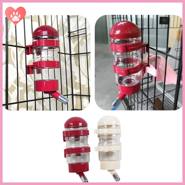 Pet Drinking Fountains Dog Cage Bottle Dog Cat Water Dispenser Kettle Automatically Feeding Water