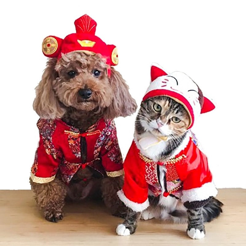 Pet Hood Cute Dog Sun Flower Lucky Headgear Wig Cat Hood Hat Pet fashion Pet supplies Soft comfortable